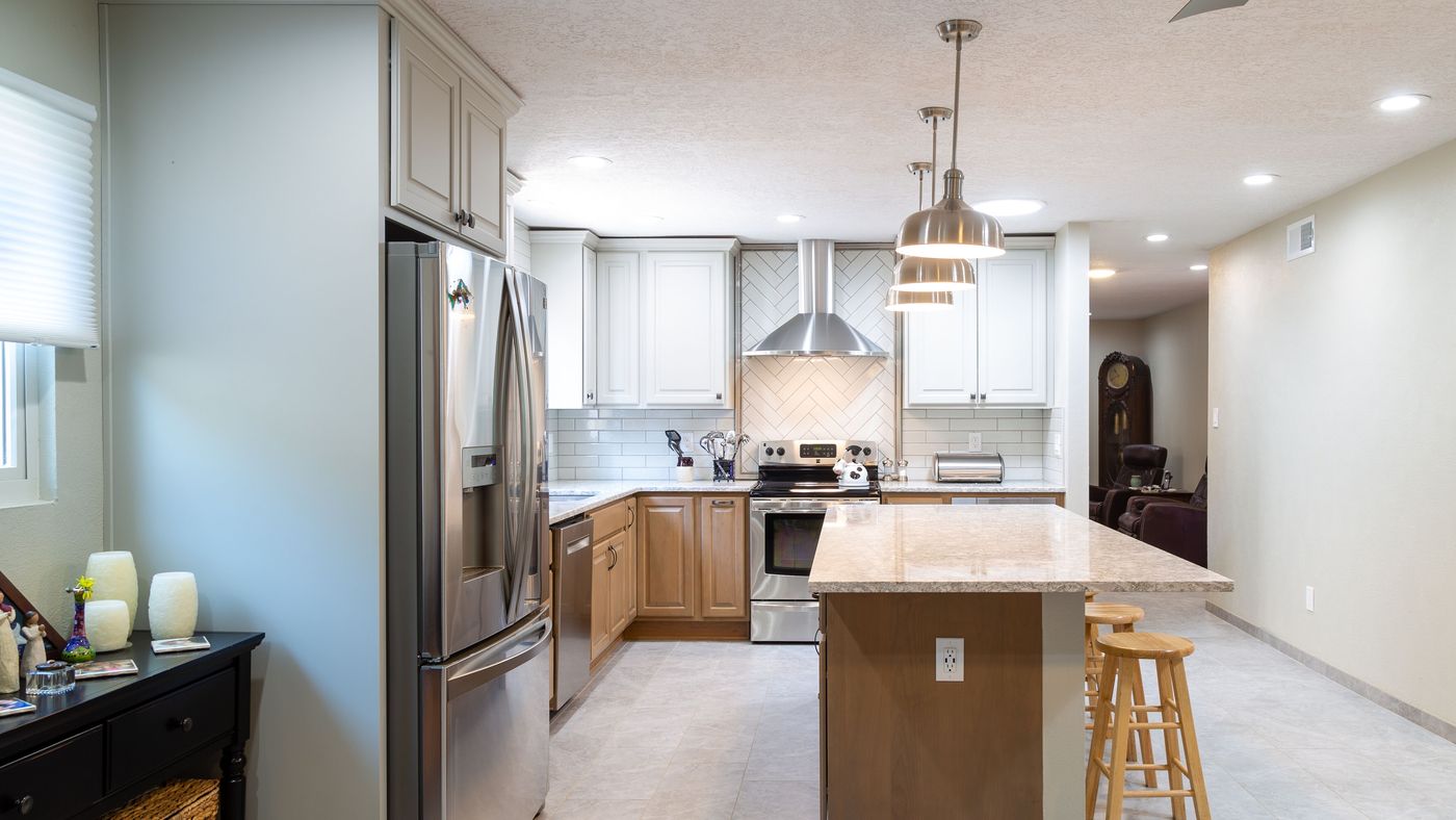 Quartz Island Kitchen